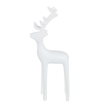 Northlight Solid Petite Reindeer Christmas Decoration - 8.25" - White