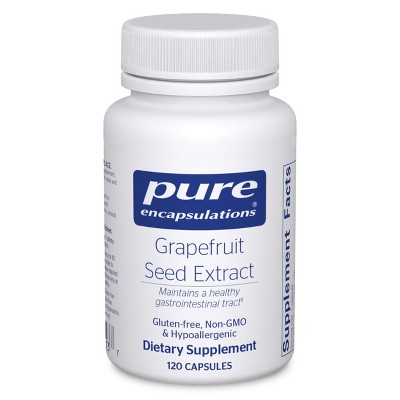 Pure Encapsulations Grapefruit Seed Extract - Supplement to Support The Balance of Intestinal Microorganisms and G.I. Tract* - 120 Capsules
