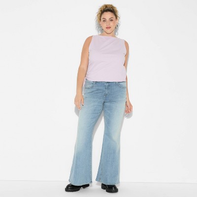 Women's Mid-Rise Flare Jeans - Wild Fable™