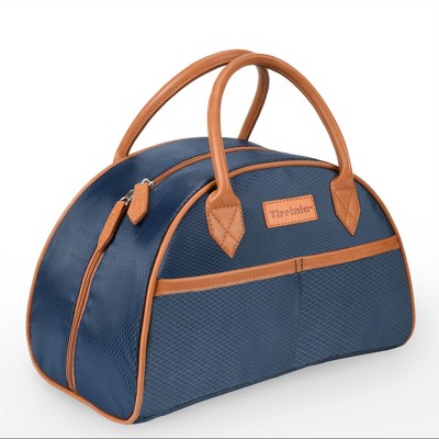 Tirrinia Women's Small Lunch Bag with Leather Handle, Insulated Leakproof Lunch Cooler Totes for Kids, Lunch Box for Working, Picnic, School