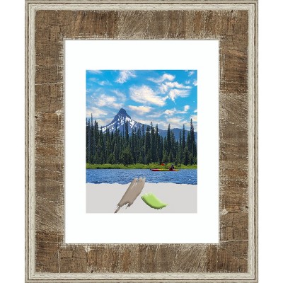 Amanti Art Farmhouse Brown Narrow Wood Picture Frame