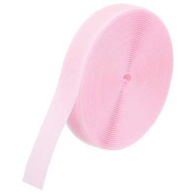 Unique Bargains Hook-and-Loop Fasteners Classroom Carpet Marking Strips 26.25 ft Pink