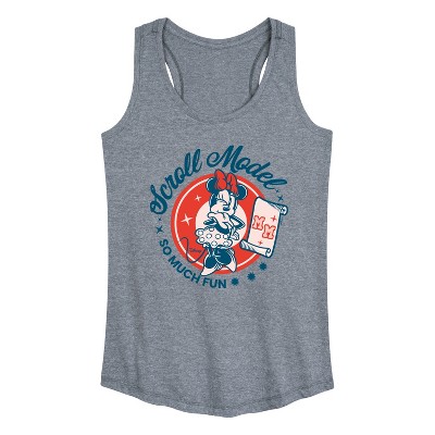 Women's - Disney - Scroll Model Graphic Racerback Tank