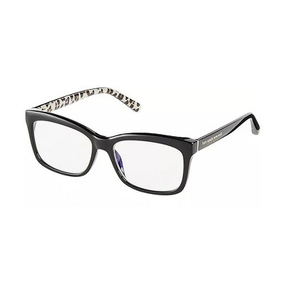 Kate Spade KS Rebecca2 FP3 Womens Rectangle Reading Glasses Black Leopard 49mm