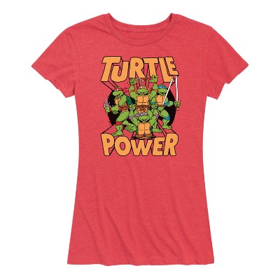 Women's - Teenage Mutant Ninja Turtles - Turtle Power Short Sleeve Graphic T-Shirt