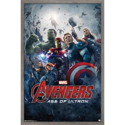 Trends International Marvel Cinematic Universe - Avengers - Age of Ultron - One Sheet Framed Wall Poster Prints