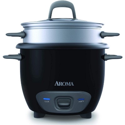 Aroma Housewares 48oz Pot Style Rice Cooker and Food Steam Refurbished