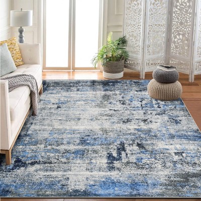 Area Rugs Washable Large Modern Abstract Living Room Rug Soft Anti-Skid Carpet Indoor Non-Shedding Carpets for Bedroom Dining Farmhouse Nursery Office
