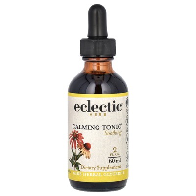 Eclectic Herb Herb, Kids Herbal Glycerite, Calming Tonic, 2 fl oz (60 ml)
