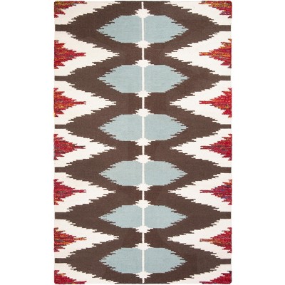 Dhurries DHU647 Hand Woven Flat Weave Indoor Rugs - Safavieh