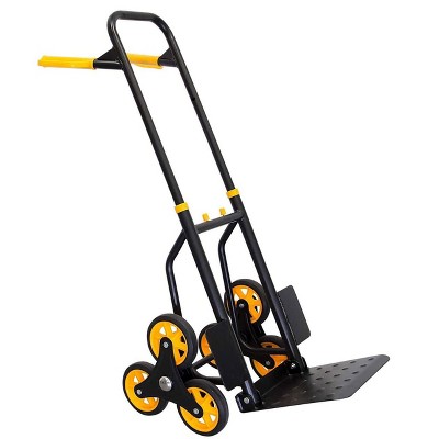 Mount-It! Stair Climber Hand Truck and Dolly, 330 Lbs. Capacity Heavy-Duty Trolley Cart