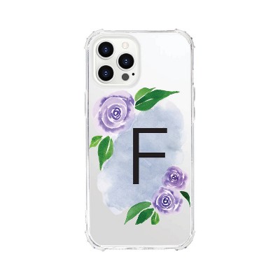 OTM Essentials iPhone 15 Pro Max Monogram Clear Tough Edge Floral Case - F: TPU Patterned Cover