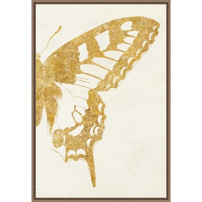 Amanti Art Butterfly Wings II by Wild Apple Portfolio Canvas Wall Art Print Framed 16 x 23-in.
