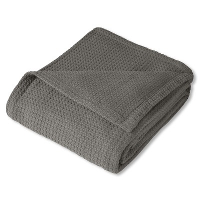 100% Cotton Blanket, Grand Luxury Breathable Basketweave Design by Sweet Home Collection®