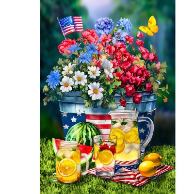 Briarwood Lane Summer House Flag 40x28 For Outdoor American Lemonade For Summer House Flag