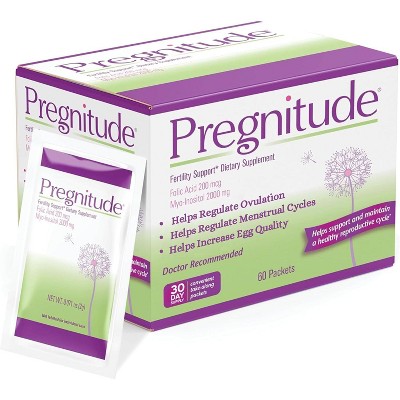Fertility Support Supplement for Women – Myo-Inositol & Folic Acid Packets, 60ct – Pregnitude