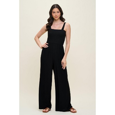 WEST K Women's Antonella Smocked Wide Leg Jumpsuit