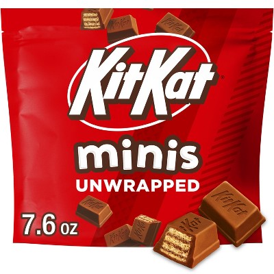 Kit Kat Minis Unwrapped Milk Chocolate Wafer Candy - 7.6oz