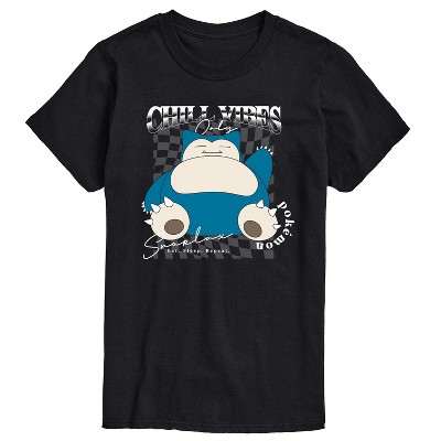 Men's - Pokémon - Snorlax Chill Vibes Short Sleeve Graphic T-Shirt