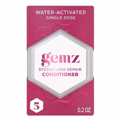 gemz Strengthening Conditioner, Stress Less Repair, Color Safe - 5ct/0.2oz