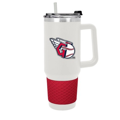 MLB Cleveland Guardians Colossus Travel Mug - 40oz: Stainless Steel, Lidded Tumbler