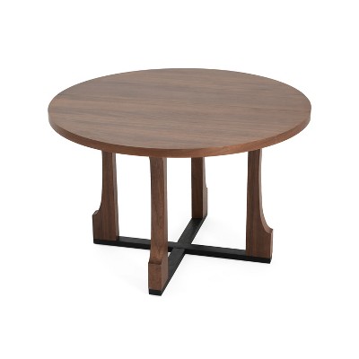 Christopher Knight Home Dakota 48" Rustic Criss Cross Frame Round Dining Table