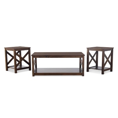 Home Design 3pc Novato Coffee Table Set