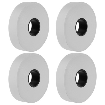 Unique Bargains PE Non-Adhesive Flagging Tapes for Trail Outdoor White 4 Pcs