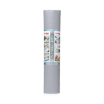 Con-Tact Grip Prints Single Pack 20"x24' Alloy Gray: Non-Adhesive Shelf & Drawer Liner for Cabinets, Nonskid, Spot Clean