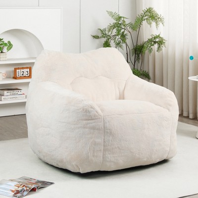 Bean Bag Lazy Sofa with Armrests High-Density Foam, Comfy Chairs for Adults and Kids, Cute Accent Sofa Chair Living Room,Bedroom Dorm Reading