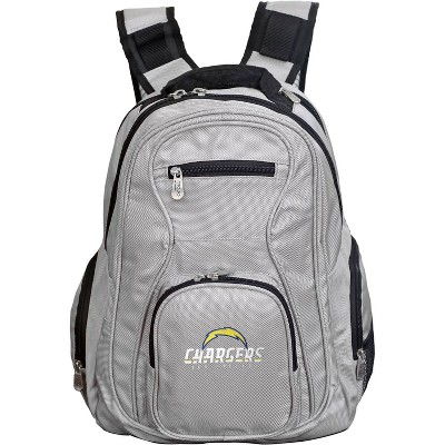 NFL LA Chargers Premium 19" Laptop Backpack - Gray