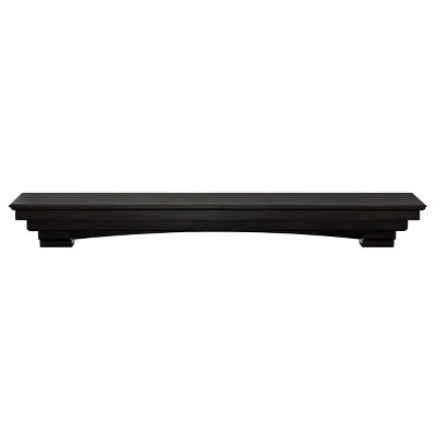Alconbury Fireplace Mantel Shelf - Black - SEI