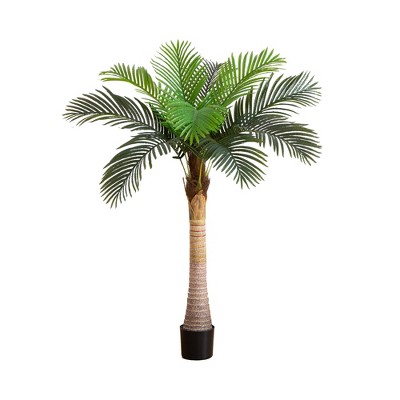 Nearly Natural 5-ft Artificial Coconut Palm Tree