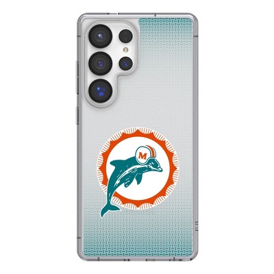 Keyscaper NFL AFC Historic Teams Linen Clear Cell Phone Case for Samsung Galaxy