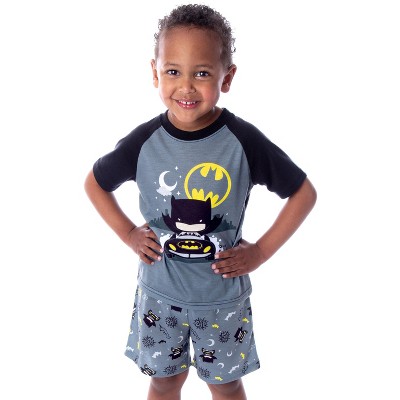 DC Comics Toddler Boys' Batman Pajamas Night Riding 2 Piece Pajama Set Night Cruising
