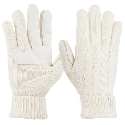 Isotoner smartDri Cable Knit Gloves