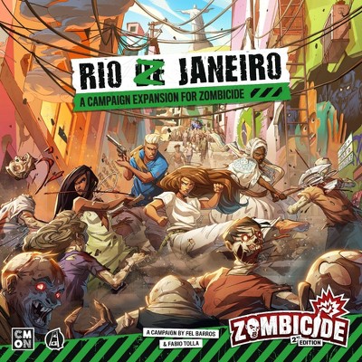CMON Zombicide: Rio Z Janeiro Board Game: Creative Strategy Expansion Pack for 1-6 Players