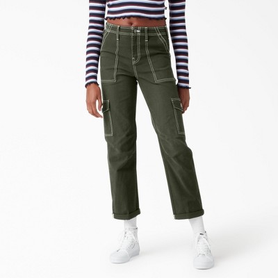 Dickies Women's Skinny Fit Cuffed Cargo Pants