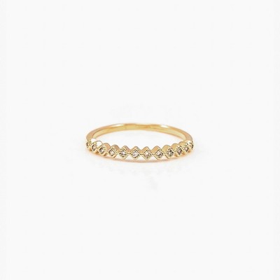 Bearfruit Jewelry Thin Crystal Band Ring