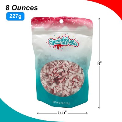 Sprinkle Me This – Bloody Bones Sprinkles – Halloween Bone Candy Toppers for Spooky Cakes, Cupcakes & Desserts