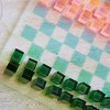 Sunnylife Lucite Chess & Checkers - Ombre Sherbert - 2 Games In 1, Display Set - 3 of 4