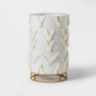 Boho Rattan Cylinder Kids' Nightlight - Pillowfort™