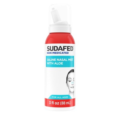 Sudafed Saline Spray - Aloe - 3oz