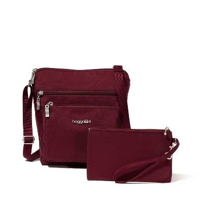 baggallini Women's Pocket Crossbody Bag with RFID Wristlet