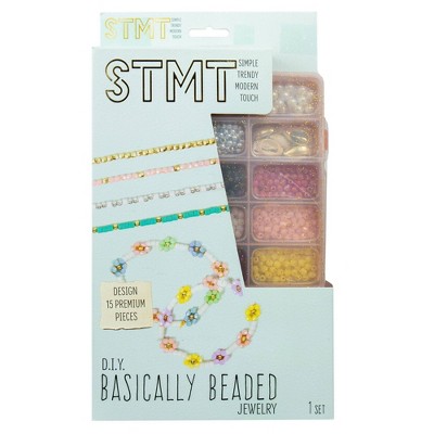 DIY Basically Beaded Jewelry Kit - STMT: Bracelet Making Kit with Clay Beads & Storage Case, 3696 Pieces