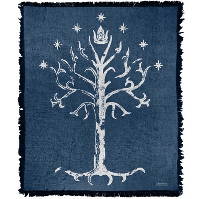 Lord Of The Rings Tree Of Gondor Blanket 50"x60" Woven Tapestry
