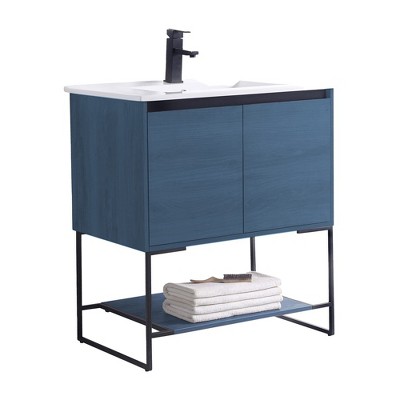 Fine Fixtures Bathroom Vanity and Sink, Knob Free Design - Urbania Collection