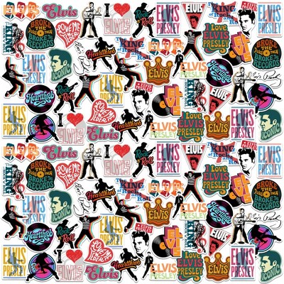 Elvis Iconic 100Ct Sticker Pack Miscellaneous 100 Ct. Sticker Pack
