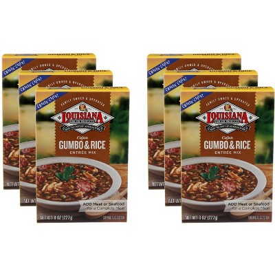 Louisiana Fish Fry Mix Gumbo & Rice - Count of 6 - 8oz