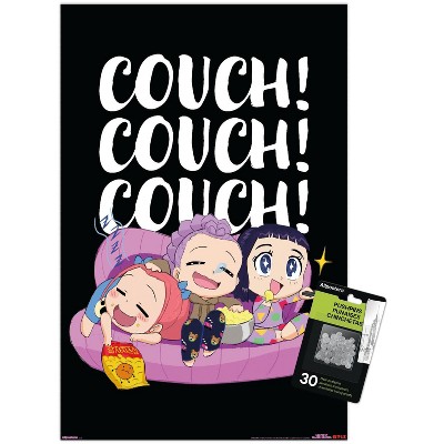 Trends International Netflix KPop Demon Hunters (2025) - Huntrix Chibi Couch Unframed Wall Poster Prints
